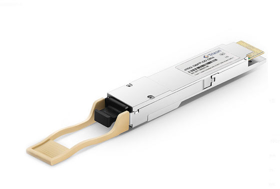 400G QSFP Alıcı Modülü 4x106.25Gbps 500m Mesafe SMF MPO-12 Bağlantısı